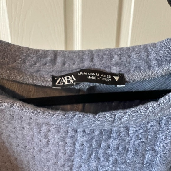 Zara blue cropped sweater - Picture 4 of 4